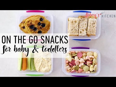 Healthy On The Go Snacks for Babies and Toddlers