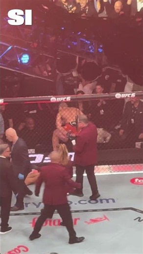 Paddy Pimblett Leaves Benoit St. Denis Unconscious on the Canvas 😳 #ufc329 #paddypimblett #ufc