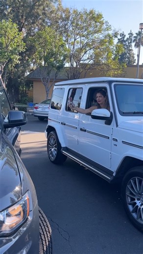 Rude Karen causes a scene in the Walmart parking lot 😱 #couple #pregnancy #crazy #karen #walmart A Pregnant lady took up two spots in the Walmart parking lot and refused to move her car to make room for another car to park next to her. The lady got into an argument with the couple filming and eventually got out of her car and began throwing cupcakes at their windshield. Her husband eventually came back and drove them off. | Jamie and Blake
