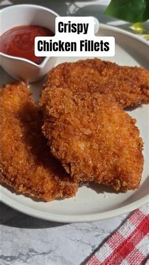 Crispy Chicken Fillets Recipe 👆💫😍 #youtubeshorts #shortsfeed #shortsvideo #shorts #ytshorts