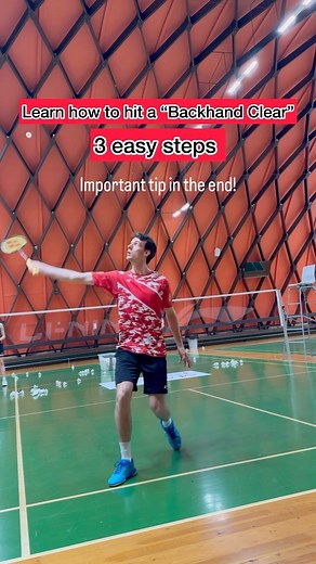 How to hit a “Backhand Clear” 3 easy steps 💪🏻 Very important ⚠️ “The Last tip” 🚀 The power comes from the fingers! Squeeze your grip as fast and as hard as you can, to get most power in your shot Comment what I should do next🏸 Feeding by @dicte4 @yonexscandinavia #yonexscandinavia : : : #badminton #badminton🏸 #badmintonlovers #badmintonindonesia #badmintonindonesia🇮🇩 #badmintonlover #bulutangkis #bulutangkisindonesia #badmintonlife #badmintonplayer #explorepage #sport #viral #viralreels #