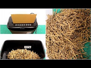 家庭用シュレッダーでダンボールを細断する方法（衝撃材・堆肥作り・雑草マルチに最適）