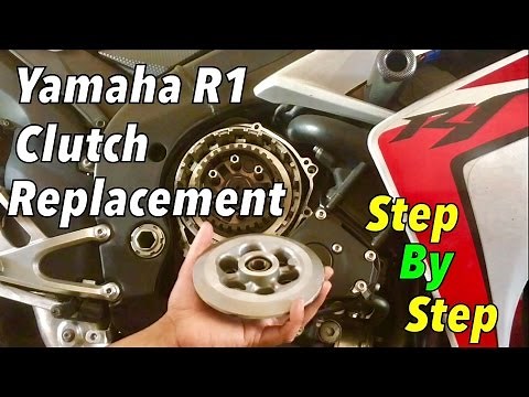 YAMAHA R1 CLUTCH REPLACEMENT (step by step detailed)