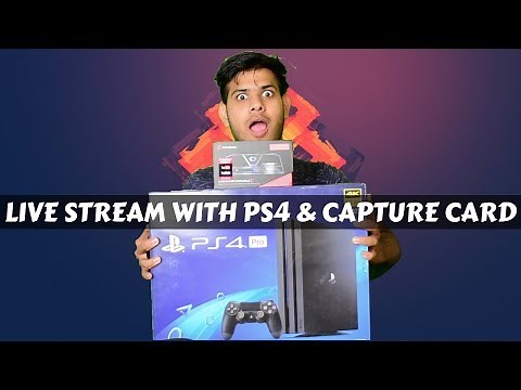 How To Live Stream Using PS4 PRO + Capture Card.