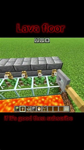 Lava Bridge tutorial #minecraft#minecraftmeme #minecraftshorts