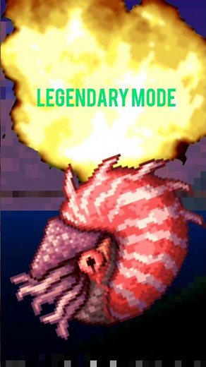 How to beat all Terraria bosses on LEGENDARY MODE: Dreadnautilus! #terrariaboss #terrariatips