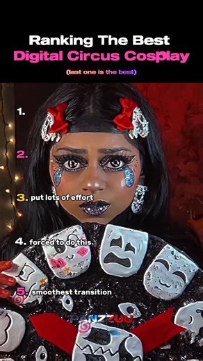 Ranking The Best Digital Circus Cosplay (new) #shortsviral