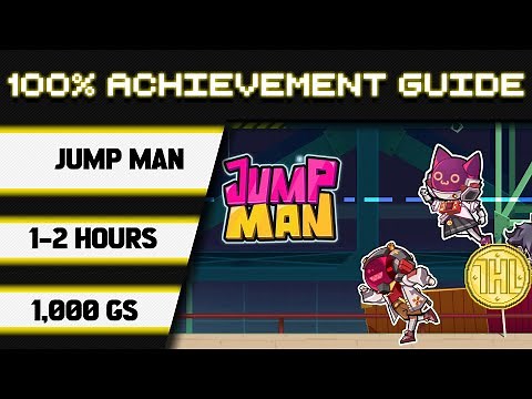 Jump Man 100% Achievement Walkthrough * 1000GS in 1-2 Hours *