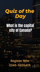 What is the capital city of Canada? #quiz | Ace Bureaucrat Academy