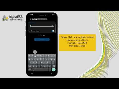 AlphaESS Wifi Configuration