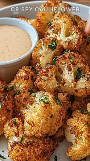 Cauliflower cut into florets. Toss with avocado oil, curry powder, and sea salt. Sear 5 minutes, then roast at 450°F for 15 minutes until caramelized and crisp. Each bite bursts with golden spice and nutty crunch simple, smoky, and irresistible. Ingredients ➤ 1 head cauliflower, cut into bite-sized florets ➤ 2–3 tablespoons avocado oil (or any high-smoke-point oil) ➤ 1 teaspoon curry powder (or seasoning of choice) ➤ ½ teaspoon sea salt ➤ 1 teaspoon maple syrup (optional, for subtle caramelizati