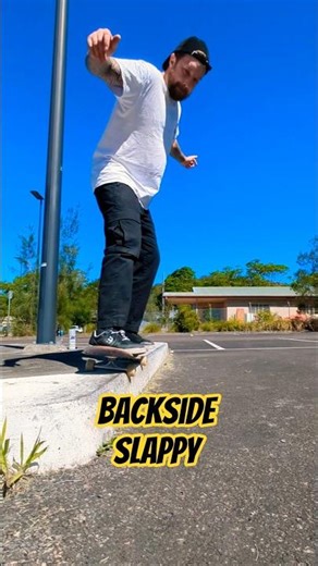 SO STOKED 🤘 Finally figured out backside Slappys #slappy #skateboarding