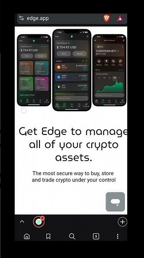 Securely Install Edge Wallet (Step-by-Step in 40s) #bitcoin #cryptowallet #edgewallet