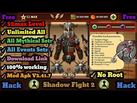 || Shadow Fight 2 Hacking | How To Get "Mod Apk + Unlimited All + Unlock All" In SF2 V2.41.7 || #40