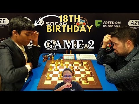 Praggnanandhaa takes on Hikaru Nakamura on his 18th birthday | FIDE World Cup 2023