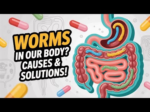 Worms in Our Body? Causes, Types, and Prevention Explained in Hindi 🪱