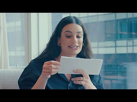 Lea Michele PROVES She CAN READ!