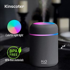 300ml H2O Air Humidifier Portable Mini USB Aroma Diffuser With Cool Mist For Bedroom Home Car Plants Purifier Humificador - AliExpress 6