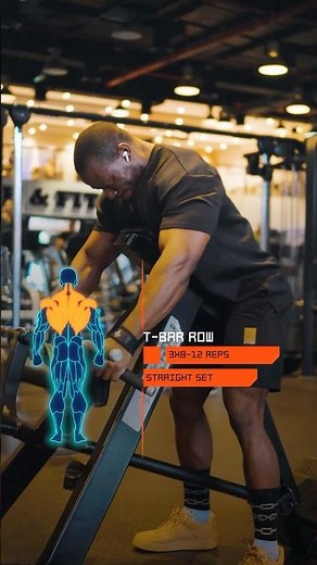 Master the Chest-Supported T-Bar Row for Back Gains 🦾 | Back Workout Tips