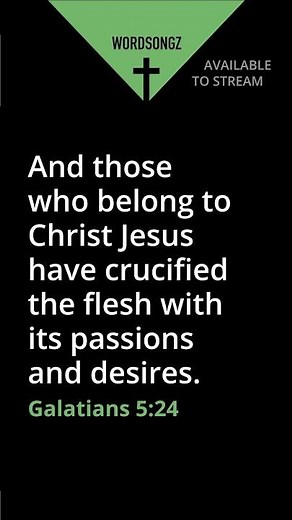 Galatians 5:24 – Scripture Song (Bible Verse Song) #shorts