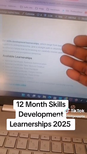 12 Month Skills Development Learnerships 2025 Overview