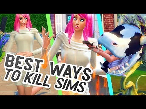 BEST Way to KILL Sims in The Sims 4!!