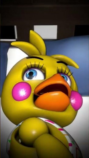 [SFM/Fnaf] toy chica can't sleep #fnaf #funny #fyp #sfm #3danimation