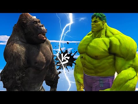 HULK VS KING KONG - EPIC BATTLE FIGHT