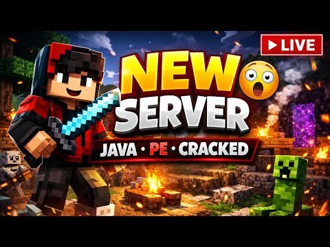 Minecraft PE New Server LIVE | Join & Play With Me