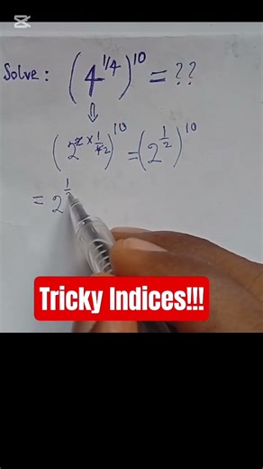 Tricky Indices problem!!!