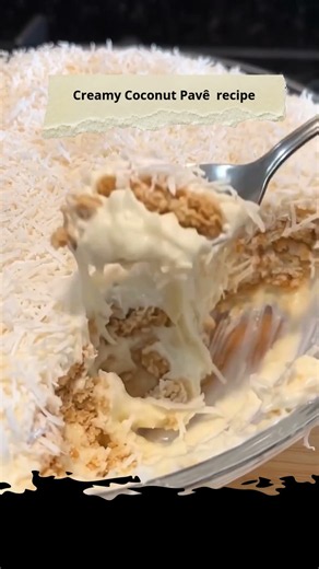 Creamy Coconut Pavê 🥥🤍