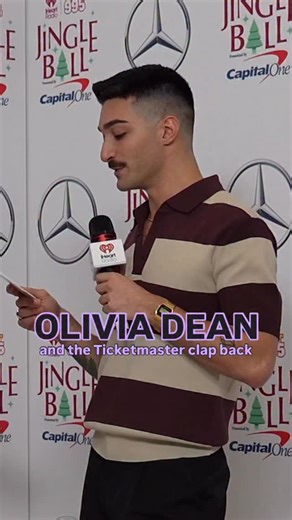 the day @oliviadeano got Ticketmaster refunds is a day that will live on forever 🎟️ #HOT995JingleBall @mercedesbenzusa | HOT 99.5