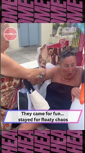 She Sat on a Swan Float—Then Got Pushed Into It! 😂🦢 #poolprank #funnyfloat #swaninflatable #summerfails #prankvideo #poolsidefun #hilariousmoment | Heartsome