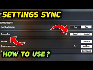 Free Fire Settings Sync How to Use? Auto Backup Settings, Sensitivity and HUD.