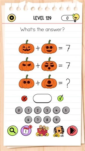 Brain Test All-Star: IQ Boost Level 129 Solution Walkthrough