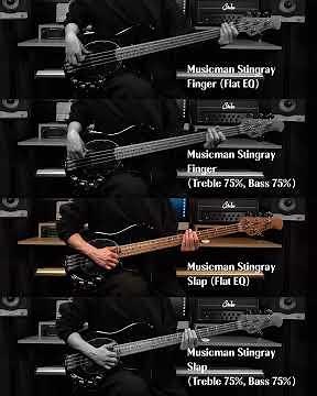 Musicman Stingray Special EQ Comparison Demo