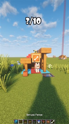 Amul Sahil Kujur on Instagram: "Your Dog is a Wizard! 🪄 Build This Castle Kennel! #MinecraftFantasy"