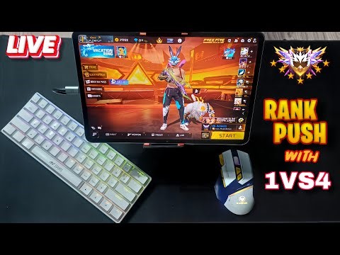 1VS4 Bunny77 IS LIVE STREAM with keyboard and mouse gameplay handcam