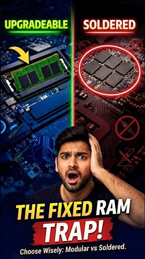 Laptop RAM: Soldered vs. Upgradeable (Must Know!) #Laptoptip