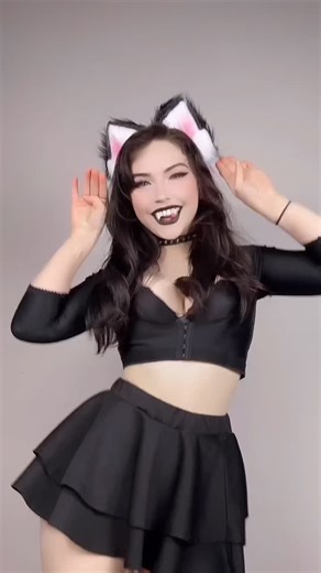 Queen Nephilim ✨😈✨ on Instagram: "Pitbull or terrier? . . . . #gothgirl #alt #alternative #emo #scene #cosplay #goth #cosplaygirl #blacklipstick #dance #y2k #dancing #gothgirlsofinstagram #cosplayer"