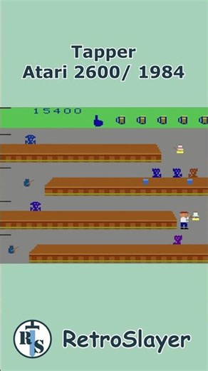 Tapper Gameplay Atari 2600