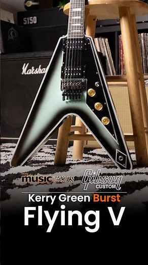 A Flying V Custom With a Floyd Rose?! 🤯🤯 #gibsonguitars #gibsoncustom