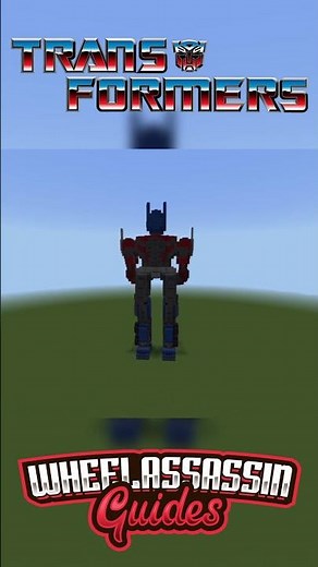 Optimus Prime built in Minecraft!!