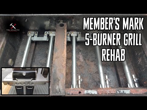 How To: Member's Mark Grill Burner Replacement and Rehab