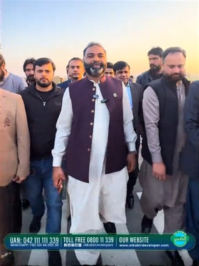 𝘀𝗶𝘁𝗲 𝘃𝗶𝘀𝗶𝘁 𝘁𝗼 𝗨𝗺𝗮𝗿 𝗕𝗹𝗼𝗰𝗸, 𝗔𝗹-𝗞𝗮𝗯𝗶𝗿 𝗧𝗼𝘄𝗻 𝗣𝗵𝗮𝘀𝗲-𝗜𝗜 Celebrating milestones and a vision for the future! 🌟 We were honored to host 𝗖𝗵𝗮𝘂𝗱𝗵𝗿𝘆 𝗔𝘂𝗿𝗮𝗻𝗴𝘇𝗲𝗯, 𝗖𝗵𝗮𝗶𝗿𝗺𝗮𝗻 𝗼𝗳 𝗔𝗹-𝗞𝗮𝗯𝗶𝗿 𝗚𝗿𝗼𝘂𝗽 𝗼𝗳 𝗖𝗼𝗺𝗽𝗮𝗻𝗶𝗲𝘀, for an exclusive site visit to Umar Block, Al-Kabir Town Phase-II. 🏗️✨ The visit highlighted our commitment to rapid development and premium living standards. Seeing the progress firsthand reinforces our dedication to deli