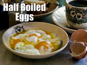 Half Boiled Eggs and toast are a favorite Malaysian breakfast. Learn how to cook them to a soft, creamy, and delicious perfection in a hot water bath. Get recipe --> http://bit.ly/HalfBoiledEggs Watch full Youtube video --> https://youtu.be/fqyo7RrGyfk Pin for later --> http://bit.ly/29XiWsm | Malaysian Chinese Kitchen