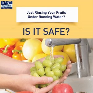 132 reactions · 13 shares | Your family’s health depends on you. Clean your fruits & vegetables the right way before serving them. | Kent RO Systems | Facebook