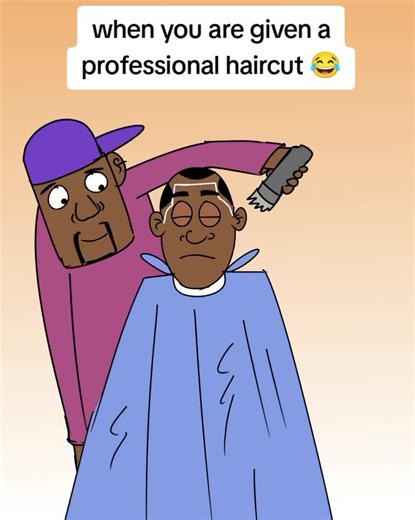 Funny Cartoon Animation of Professional Haircut Fails