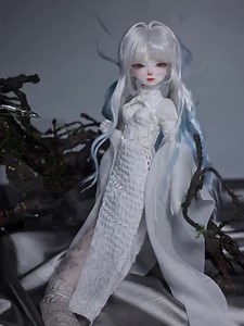 Virelai D Anime Bjd Doll 1/6 Fullset Pale Twin Half-monster Long Scaly Tail - Etsy