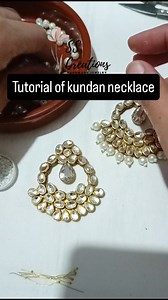 72K views · 5K reactions | Tutorial of kundan Necklace Part-1 #everyone #tutorial #diy #kundanjewellery #handmadejewelry | SS Creations | Facebook